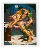 Midnight Fuck at Shady Nook by The Hun, 1979, lithograph, 235/300, offered Apr 2026