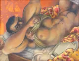 Suggestion by Joseph Radoccia, 2003, Oil, graphite and collage on panel, offered Apr 2026