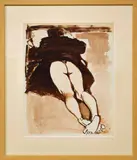 Untitled (Male Figure with Muscular Legs) by Joe Brainard, Oil on canvas paper. Circa 1970, offered Apr 2026