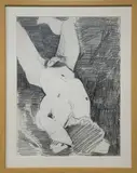 Reclining Male Nude (Arms Over Head) by Joe Brainard, Graphite on paper, offered Apr 2026