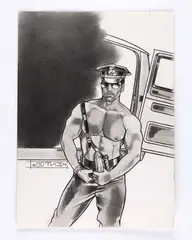 Mating Season Scene 1 by Kent Neffendorf, 1995, Graphite on watercolour paper, offered Apr 2026