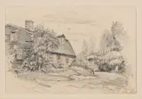 Gott House, Pigeon Cove, Ma by Antonio Cirino, 1967, Graphite on paper, offered Apr 2026
