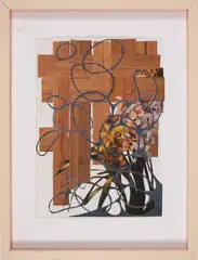 Epicenter Series by Eske Kath, 2004, mixed media collages, offered Apr 2026