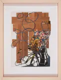 Epicenter Series by Eske Kath, 2004, mixed media collages, offered Apr 2026