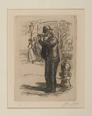 Flute Player by John Sloan, Etching, offered Apr 2026
