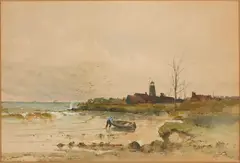 Untitled by Charles P. Gruppé, Watercolor on paper. Landscape, offered Apr 2026