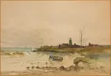 Untitled by Charles P. Gruppé, Watercolor on paper. Landscape, offered Apr 2026