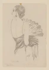 Sandra by Fran E. Holmes, 1927, Graphite on paper, offered Apr 2026