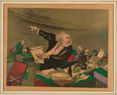 Color by William Gropper, lithograph, offered Apr 2026