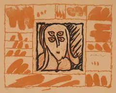 Untitled by Pierre Alechinsky, Linocut on paper. 1972, offered Apr 2026