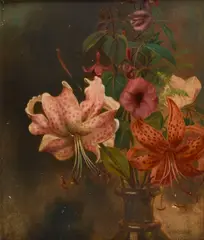Untitled by Sanford Thayer, 1880, Oil on board. Still life, offered Mar 2026