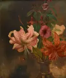 Untitled by Sanford Thayer, 1880, Oil on board. Still life, offered Mar 2026