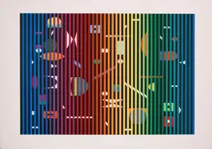 Fond Marin by Yaacov Agam, Serigraph, offered Mar 2026