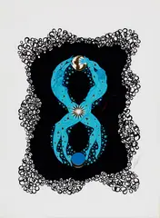 Number 8 by Etre, serigraph. Artist's proof, offered Mar 2026