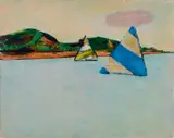 Untitled by Gordon F. Peers, Oil on canvas. 1965. Seascape, offered Mar 2026
