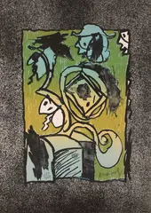 Nuit Blanche by Pierre Alechinsky, Lithograph, offered Mar 2026