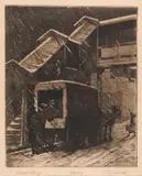Snow Flurry by Jo Gross, Etching, offered Mar 2026