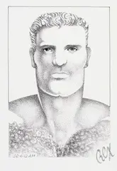 Untitled by ... Rex, Ink and graphite on paper. 2012, offered Feb 2026