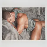 Blended by Mcicconnet, 2011, Mixed media on Strathmore paper, offered Feb 2026