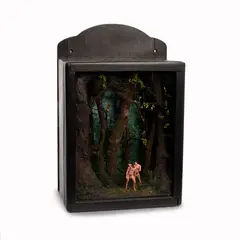 The Garden of Eden, Adam and Steve by Fernando Carpaneda, 2019, Mixed media composing a miniaturized three-dimensional dense primordial forest, offered Feb 2026