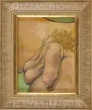 Closeup Phallus by Joseph Radoccia, Acrylic and graphite on panel, offered Feb 2026