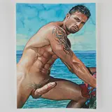 Consider by Mcicconnet, 2011, Mixed media on Strathmore paper, offered Feb 2026