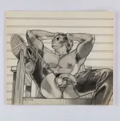 Untitled by Kent Neffendorf, Graphite on watercolor paper, offered Feb 2026