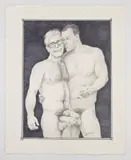 Steve Martin by F. Valentine Hooven III, Ink and marker on watercolor paper. Labeled and, offered Feb 2026