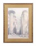 Thebes by David Roberts, lithograph, sold Jan 2024