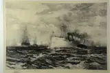 Untitled by Thomas Moran, etching after Edward Moran (American, sold Apr 2019