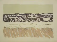 Ocean by Fairfield Porter, lithograph, sold Mar 2019