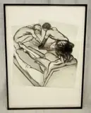 Digging Kids by Eric Fischl, etching, sold Mar 2019