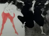 On the Runway XV by Gerson Leiber, etching, sold Mar 2019