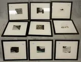 Black Dice" Suite of (9) prints by John Baldessari, drypoint, sold Mar 2019