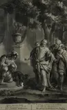 Untitled by Arnold Houbraken, engraving on paper "The Centurion's Faith", sold Mar 2019