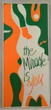 The Miracle is You" poster by Samuel Maitin, lithograph on paper mounted on board, sold Apr 2019