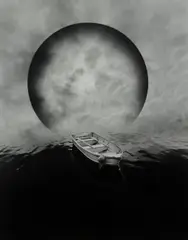 Untitled by Jerry Uelsmann, silver gelatin print, sold Mar 2019