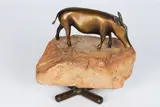 Aardvark by Frank Miles, bronze on stone and bronze base, sold Mar 2021