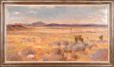 Extensive Karoo Landscape by Paul Wiles, oil on canvas, sold Mar 2021