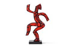 'dancing to time' sculpture by Jon Buck, 2014, Bronze, sold Oct 2026