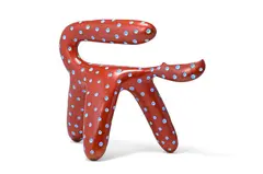'fancy cat' sculpture by Jon Buck, 2005, Bronze, sold Oct 2026