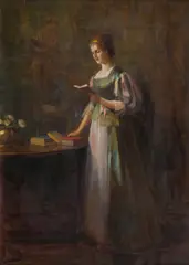 Love Lyrics by Duncan Mackellar, oil on canvas, offered Oct 2014