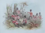 The front line by Orlando Norie, watercolour, sold Oct 2014