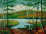 Lake View by Michael Willis, Oil on panel, offered Aug 2025