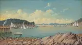 Frenchman Bay by Charles Rousse, Watercolor on paper, offered Aug 2025
