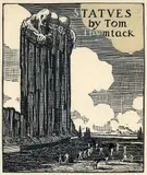 Illustration from the Tales of Tom Thumtack by Rockwell Kent, Wood engraving with hand lettering and collage on paper laid to board, sold Aug 2024