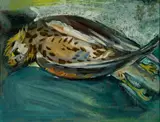 Bird by Carl Sprinchorn, Oil on canvas laid to board, offered Aug 2024