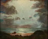 Boats by John de Martelly, Oil on canvas, offered Aug 2024
