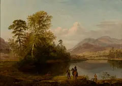 Horse Ride Through the Valley by Samuel Lancaster Gerry, Oil on canvas, sold Aug 2024