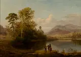 Horse Ride Through the Valley by Samuel Lancaster Gerry, Oil on canvas, sold Aug 2024